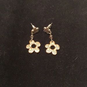 Brighton two tone earrings